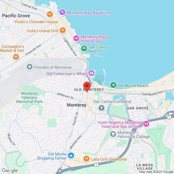 map of the area